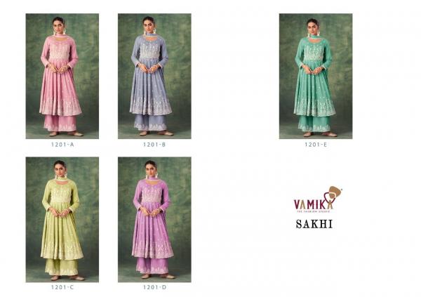 Vamika Sakhi 1201 Rayon Exclusive Super Hit Party Wear Collection